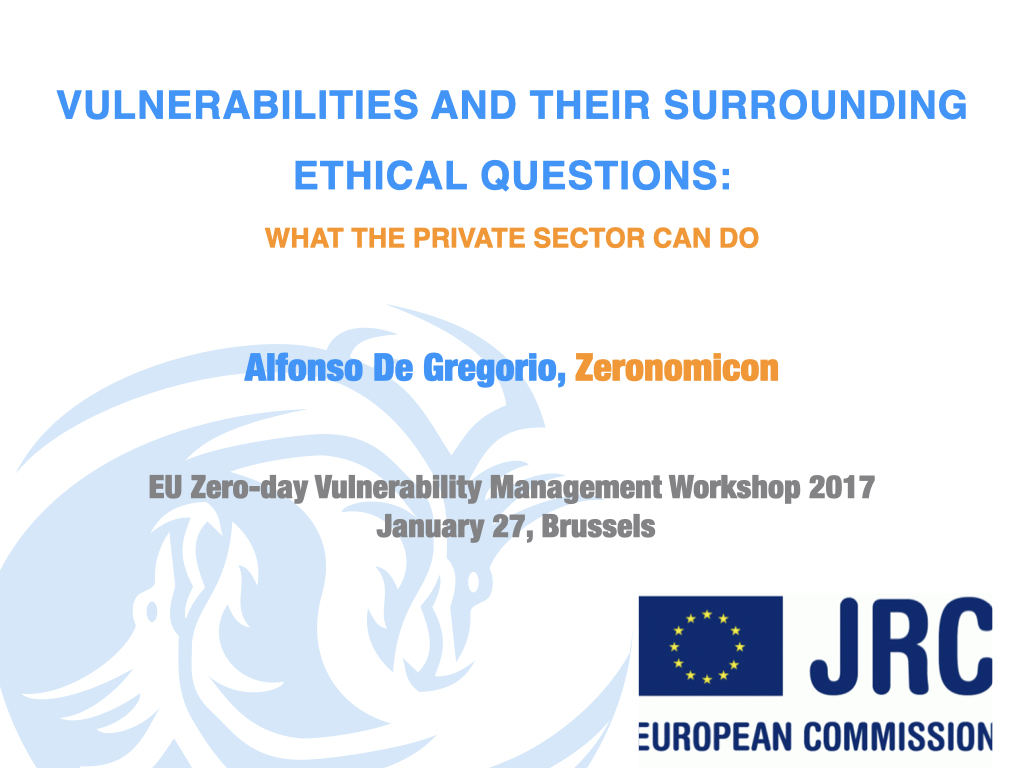 Vulnerabilities and Their Surrounding Ethical Questions — cover